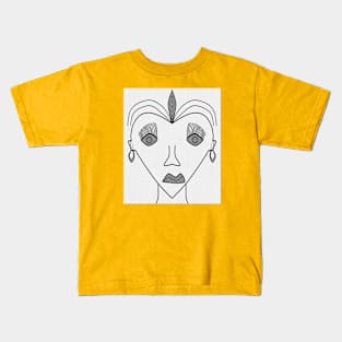 Abstract Hippie Kids T-Shirt